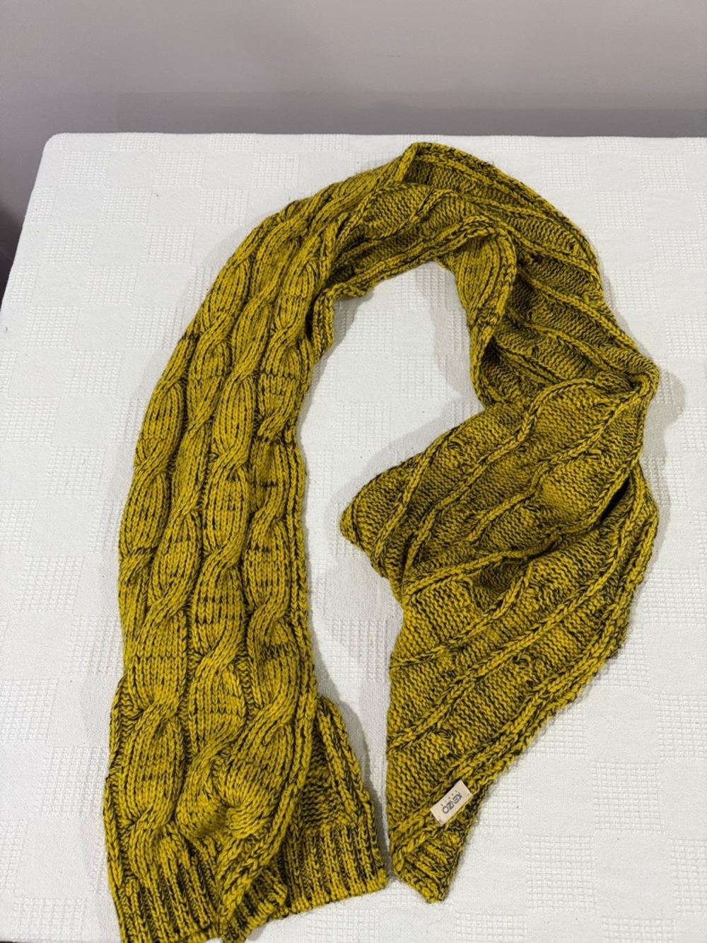 Kenzo Scarf yellow and black - Picture 2 of 3